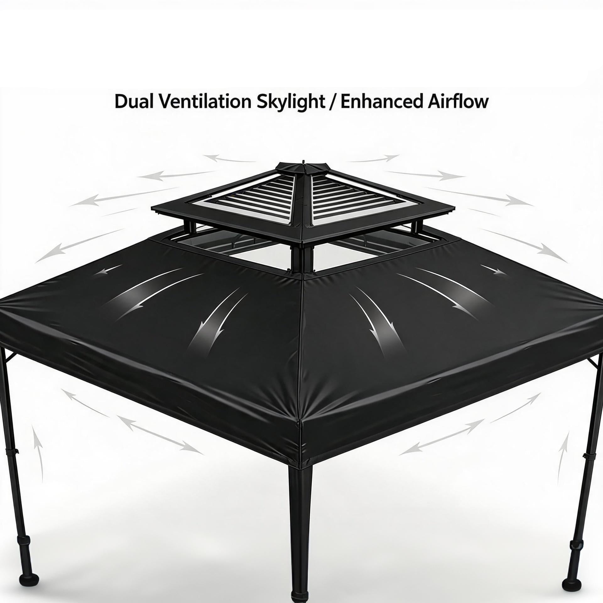 Carpa plegable Garvee con toldo impermeable y protección UV para mercadillos y negocios
