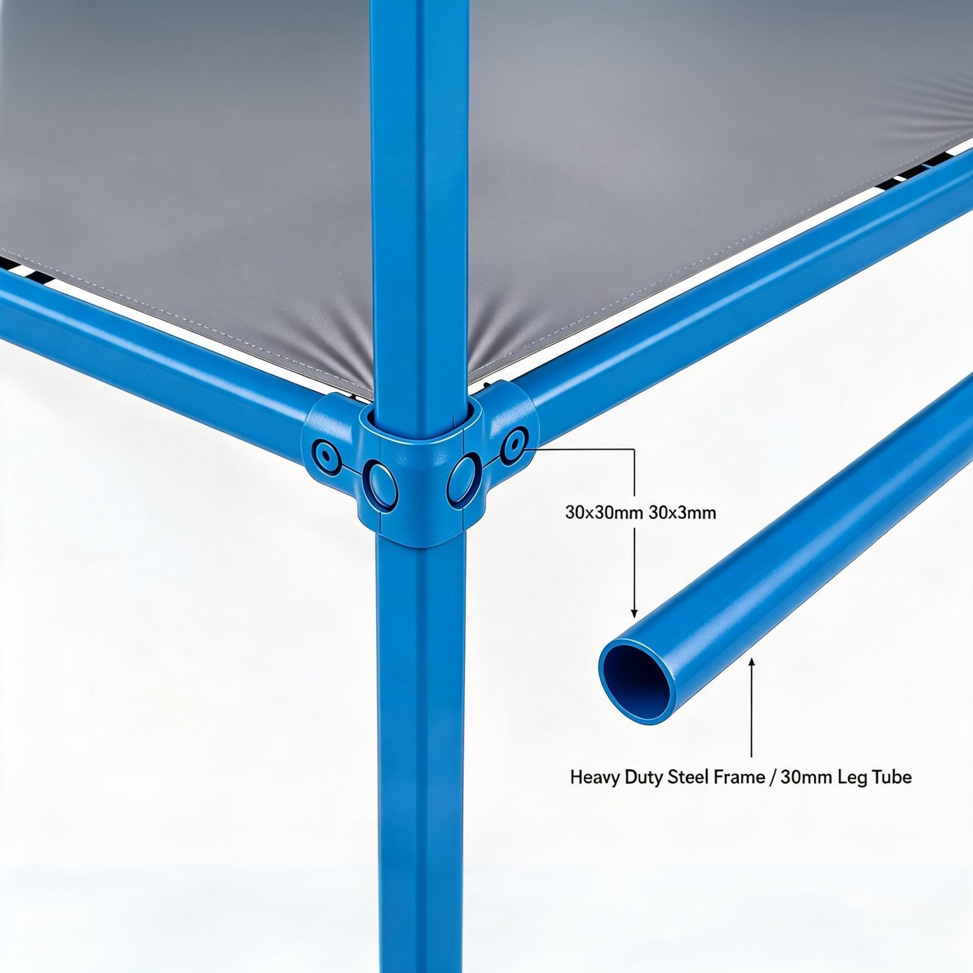 Carpa plegable Garvee con altura regulable en 3 posiciones y bolsa de transporte con ruedas